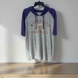 BNWT NFL Minnesota Gray and Purple Hoodie